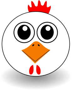 Chicken Head Cartoon