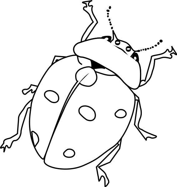 ladybug line art