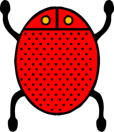 ladybug stylized