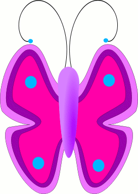 butterfly purple pink