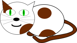 cat w brown spots