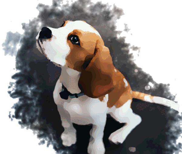 Hound-watercolor