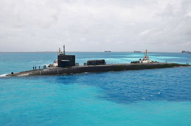 submarine USS Georgia guided missle Navy