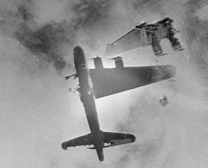 B-17F Destroyed