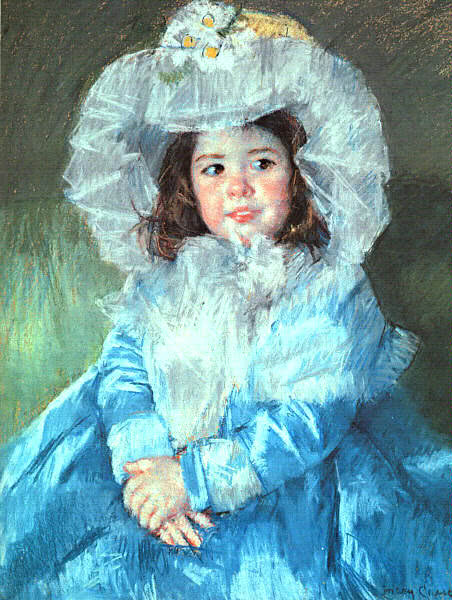 Cassatt  Mary Margot in Blue