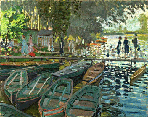 Monet  Bathers at La Grenouillere