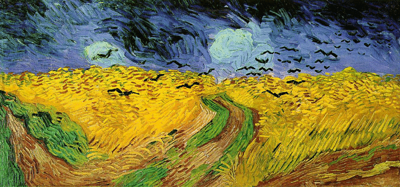 Van Gogh  Wheat Field Under Threatening Skies