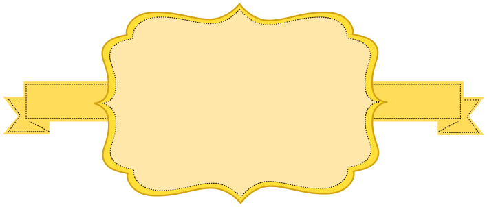 banner sign blank gold