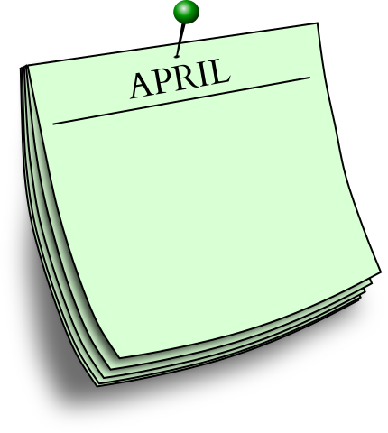 note monthly  April