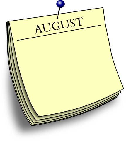 note monthly  August
