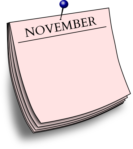 note monthly  November