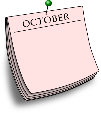 note monthly  October