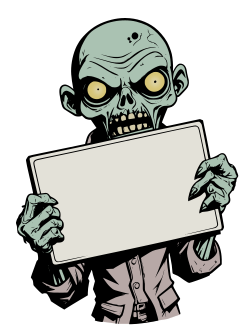 zombie-holding-blank-sign-colour