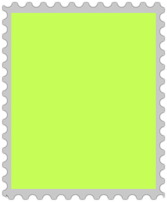 stamp blank vertical lime