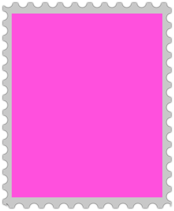 stamp blank vertical pink