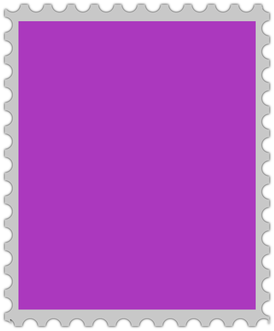 stamp blank vertical purple