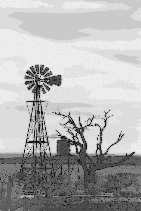 windmill on farm