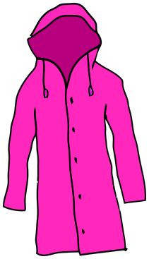 raincoat pink