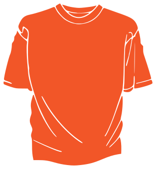 tee shirt orange