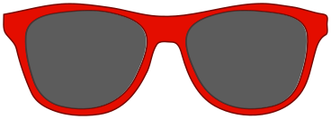 sunglasses plastic frame red