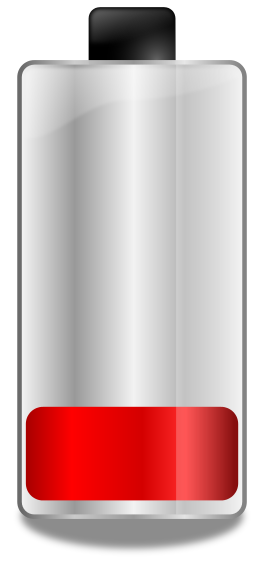 battery level 1
