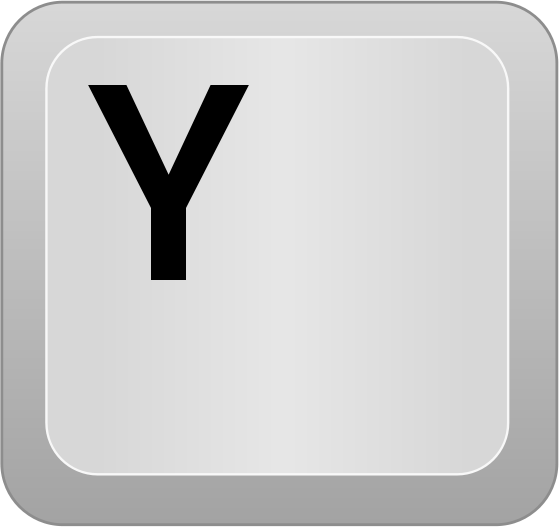 computer key Y