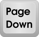 computer key Page Down