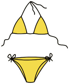 string bikini yellow - /recreation/beach_pool/string_bikini/string ...