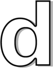 lowercase D outline - /signs_symbol/alphabets_numbers/outlined_alphabet ...
