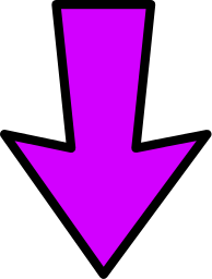 arrow outline purple down - /signs_symbol/arrows/arrows ...