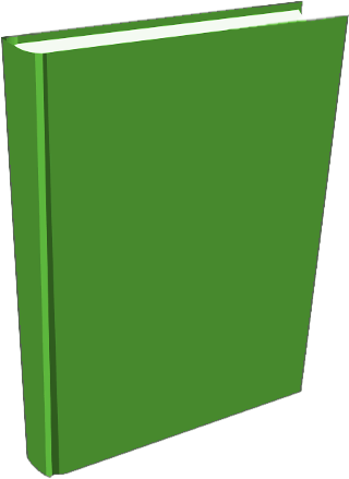 book standing green T 2