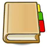 notebook tabs brown blank
