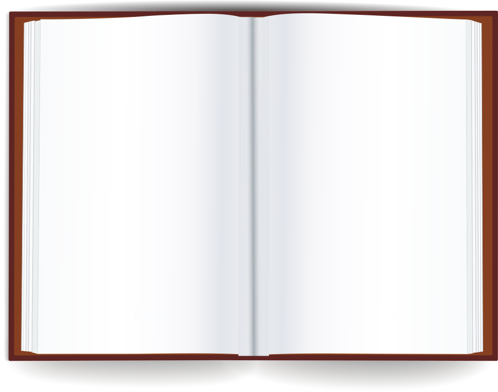 open blank book