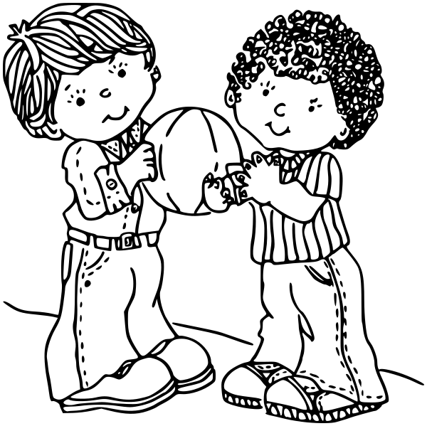 clipart sharing toys - photo #41