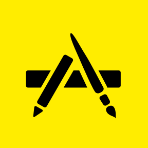 write draw icon yellow