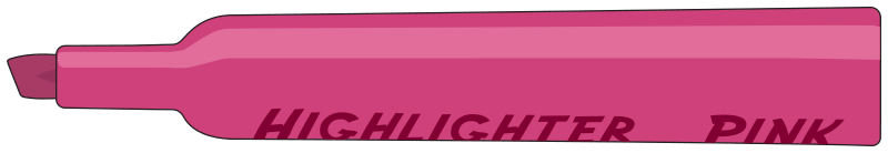 pink highlighter