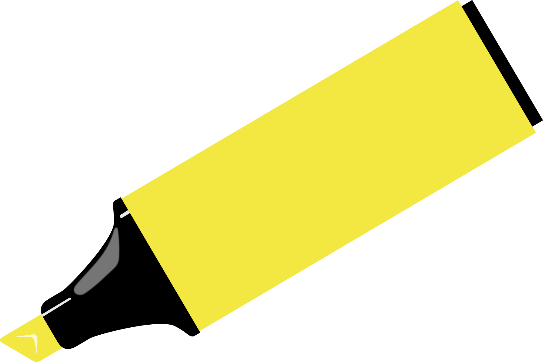 clipart yellow highlighter - photo #47