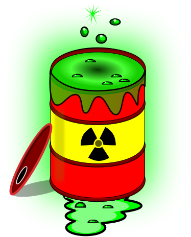 toxic nuclear barrel