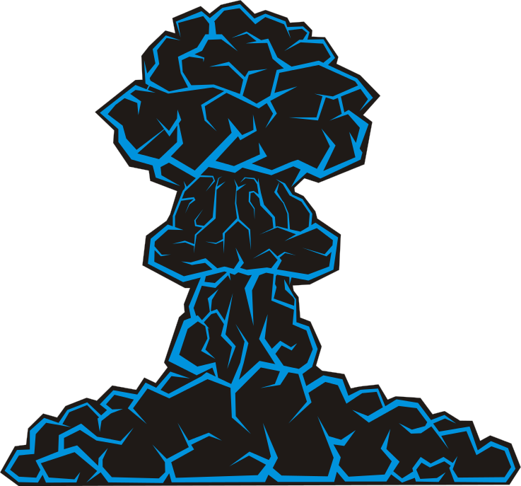 mushroom cloud nuclear explosion