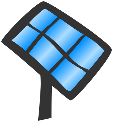solar panel clipart