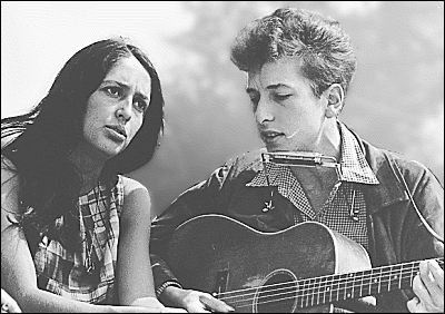 Bob Dylan and Joan Baez 1963