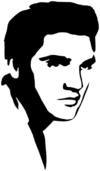 Elvis Presley Stencil