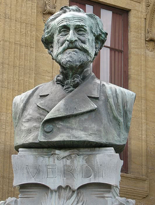 Verdi bust in Palermo