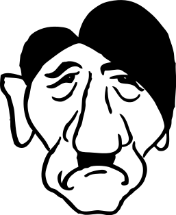 Adolf Hitler caricature