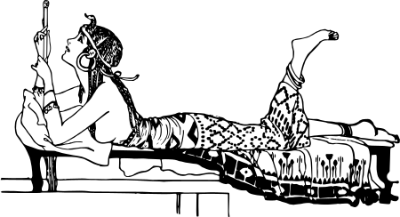 Cleopatra reclined