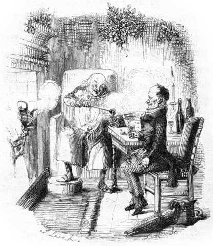 Scrooge and Bob Cratchit - /fictional_characters/books/Scrooge/Scrooge ...