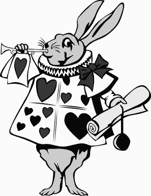 rabbit from Alice in Wonderland