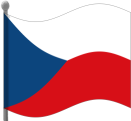 czech republic flag waving