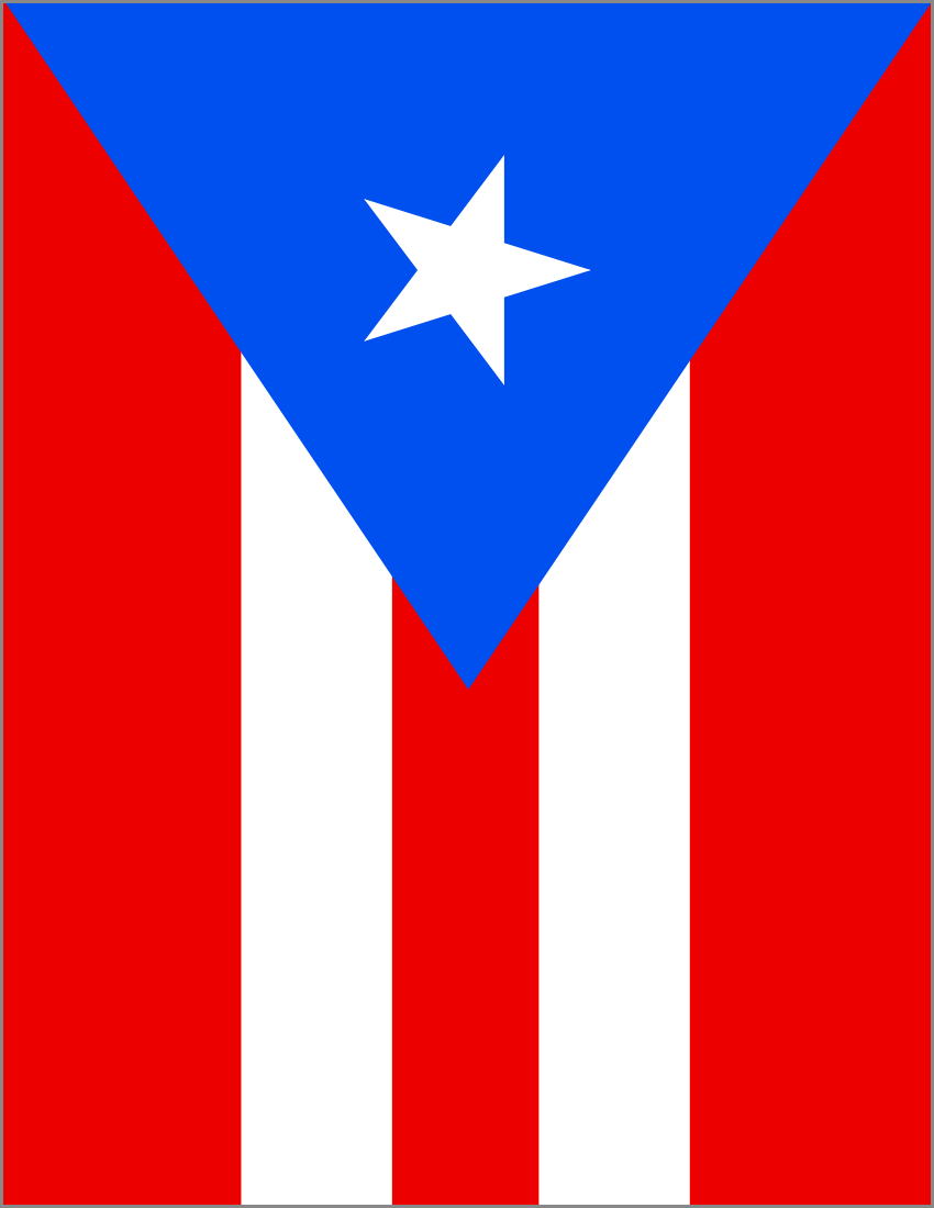 puerto rico flag full page