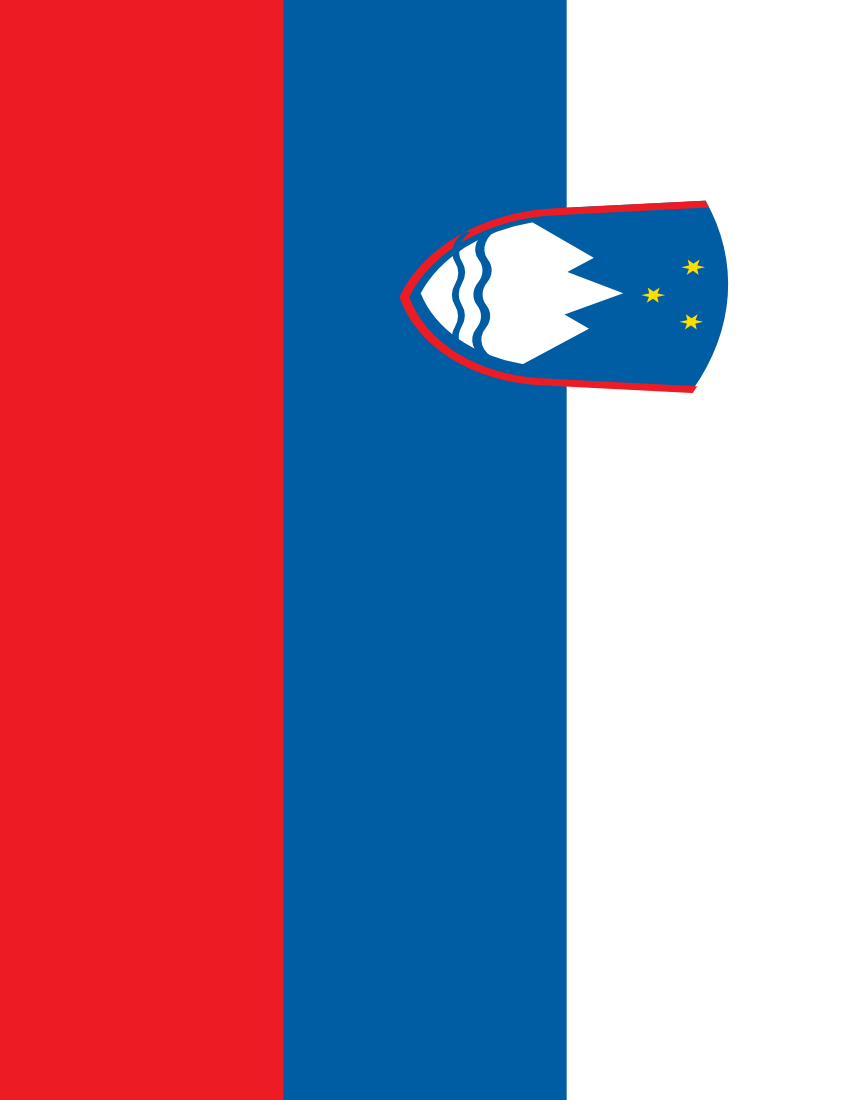 slovenia flag full page